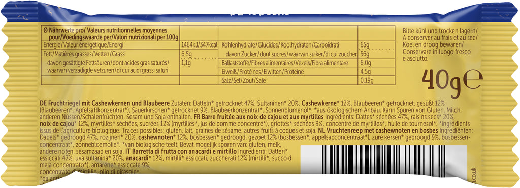 Frucht-Riegel Blaubeere 40 g
