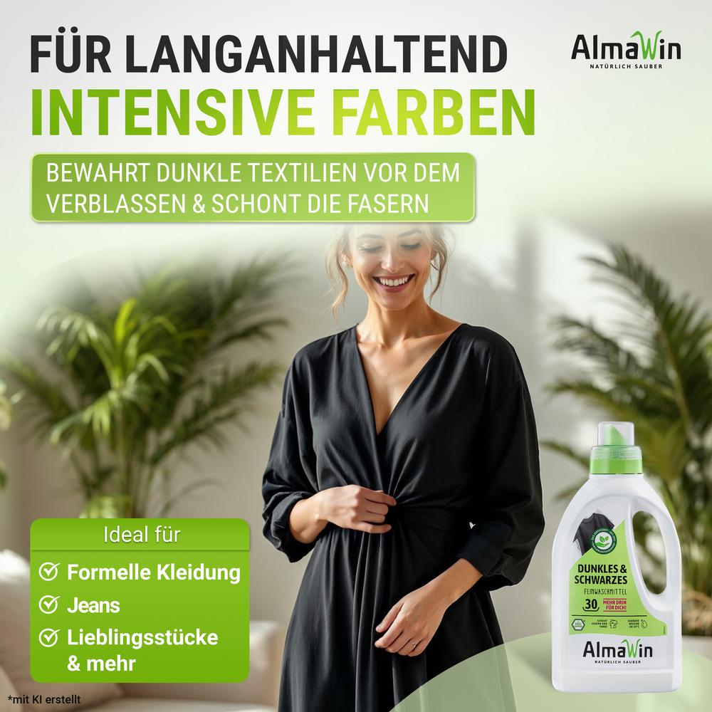 Waschmittel für Dunkles und Schwarz 750 ml