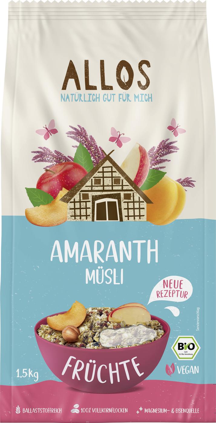 Amaranth Früchte Müsli 1,5 kg