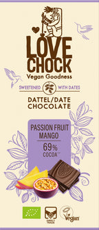 Passionfruit Mango 69% Kakao - sweetened with date 70 g