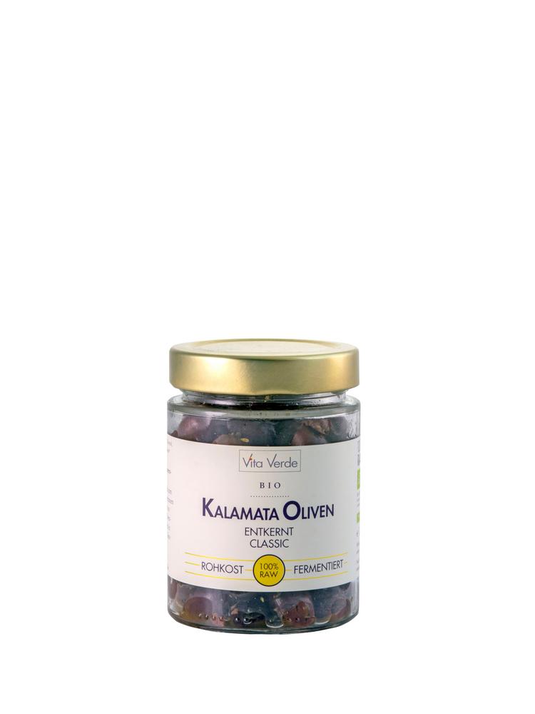 Kalamata Oliven entkernt classic in 100 % Rohkostq 180 g