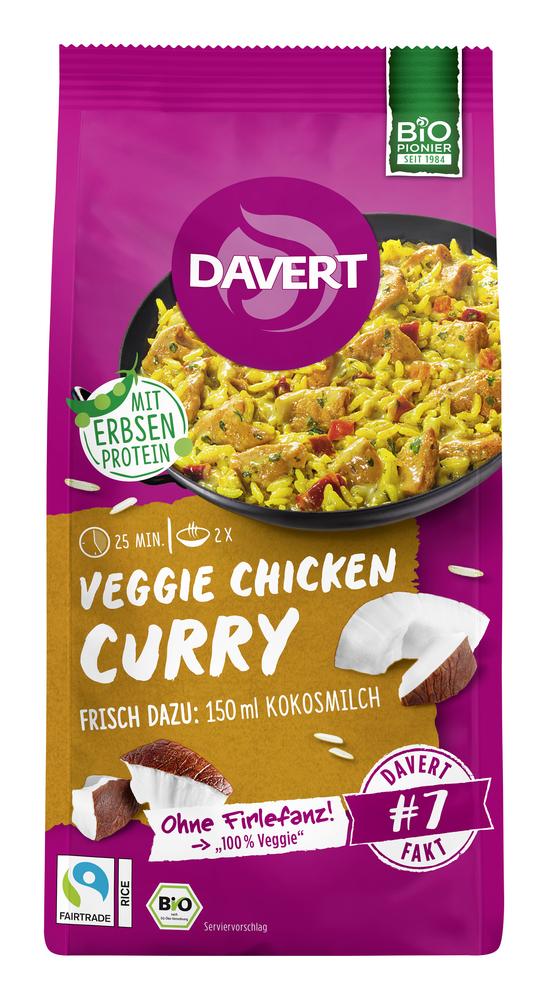 Veggie Chicken Curry mit Fairtrade Reis 120 g
