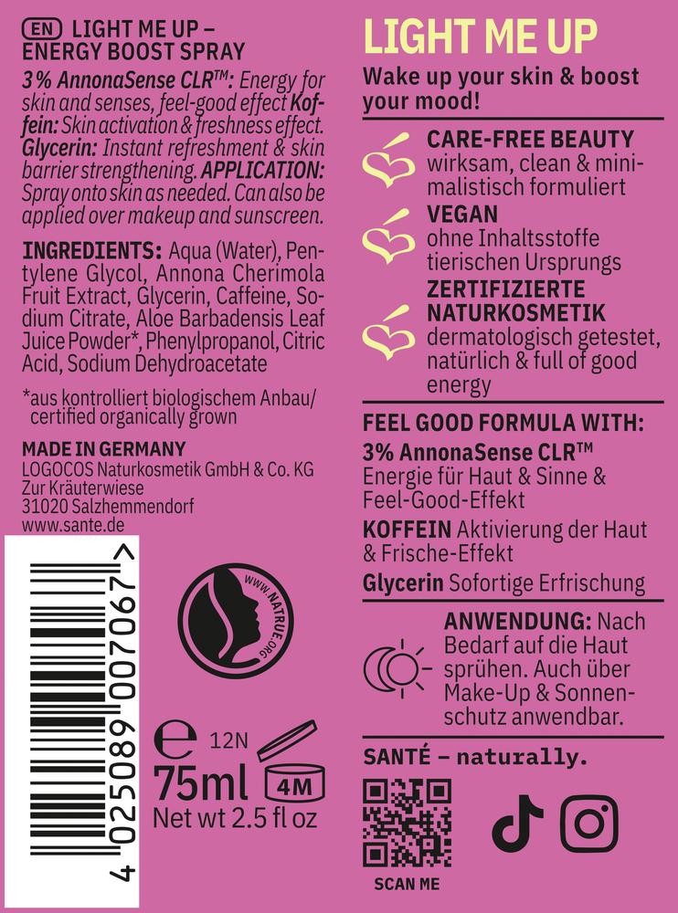 Light Me Up Energy Boost Spray 75 ml