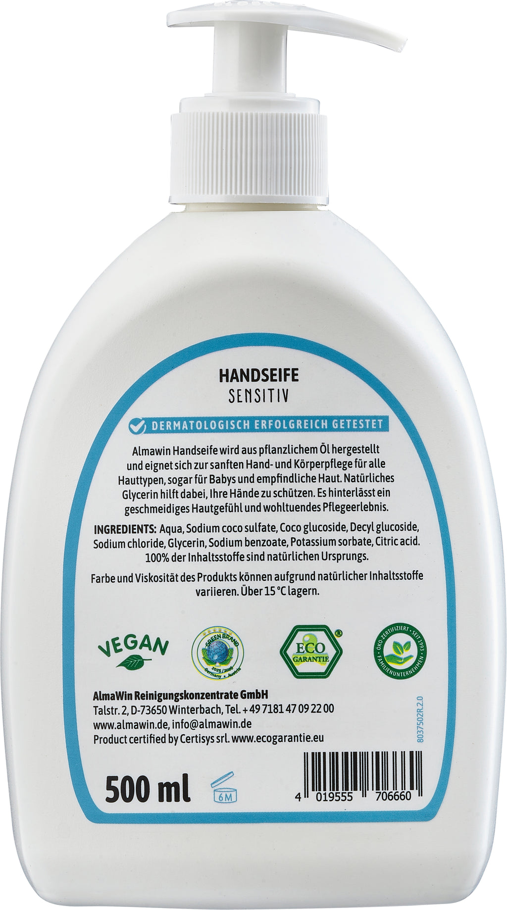 Flüssigseife Sensitiv 500 ml