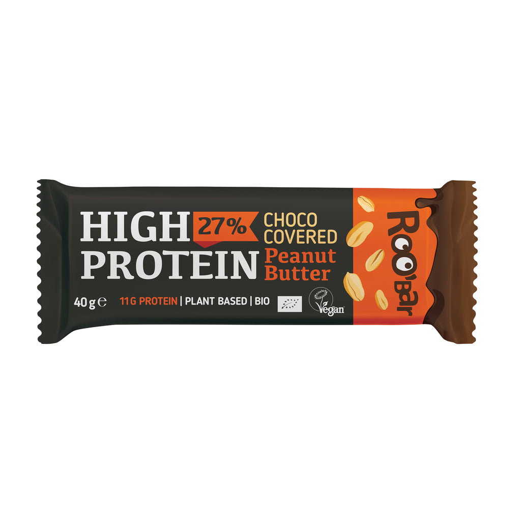 Roobar-Riegel High Protein Peanut Schokoüberzug 40 g