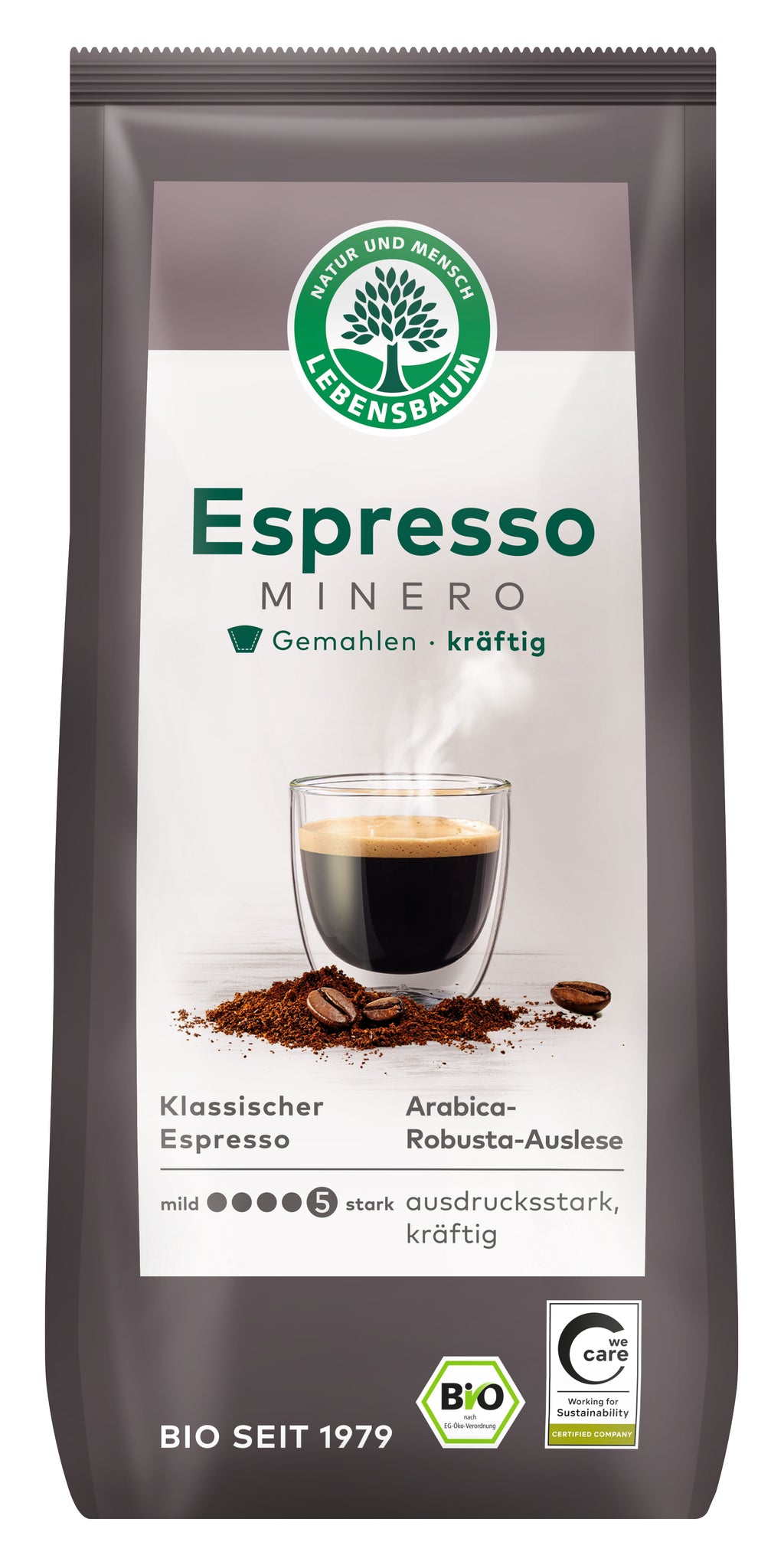Espresso minero gemahlen 250 g