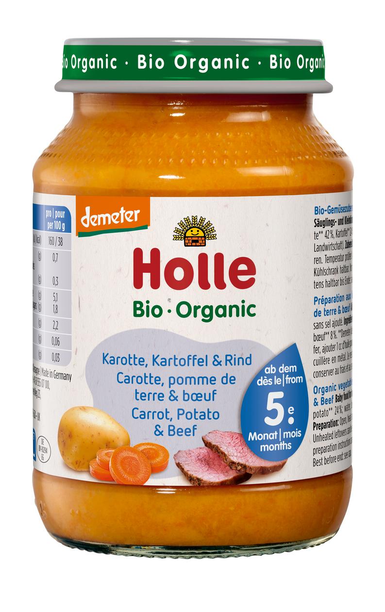 Karotte, Kartoffel & Rind ab 5. Monat demeter 190 g