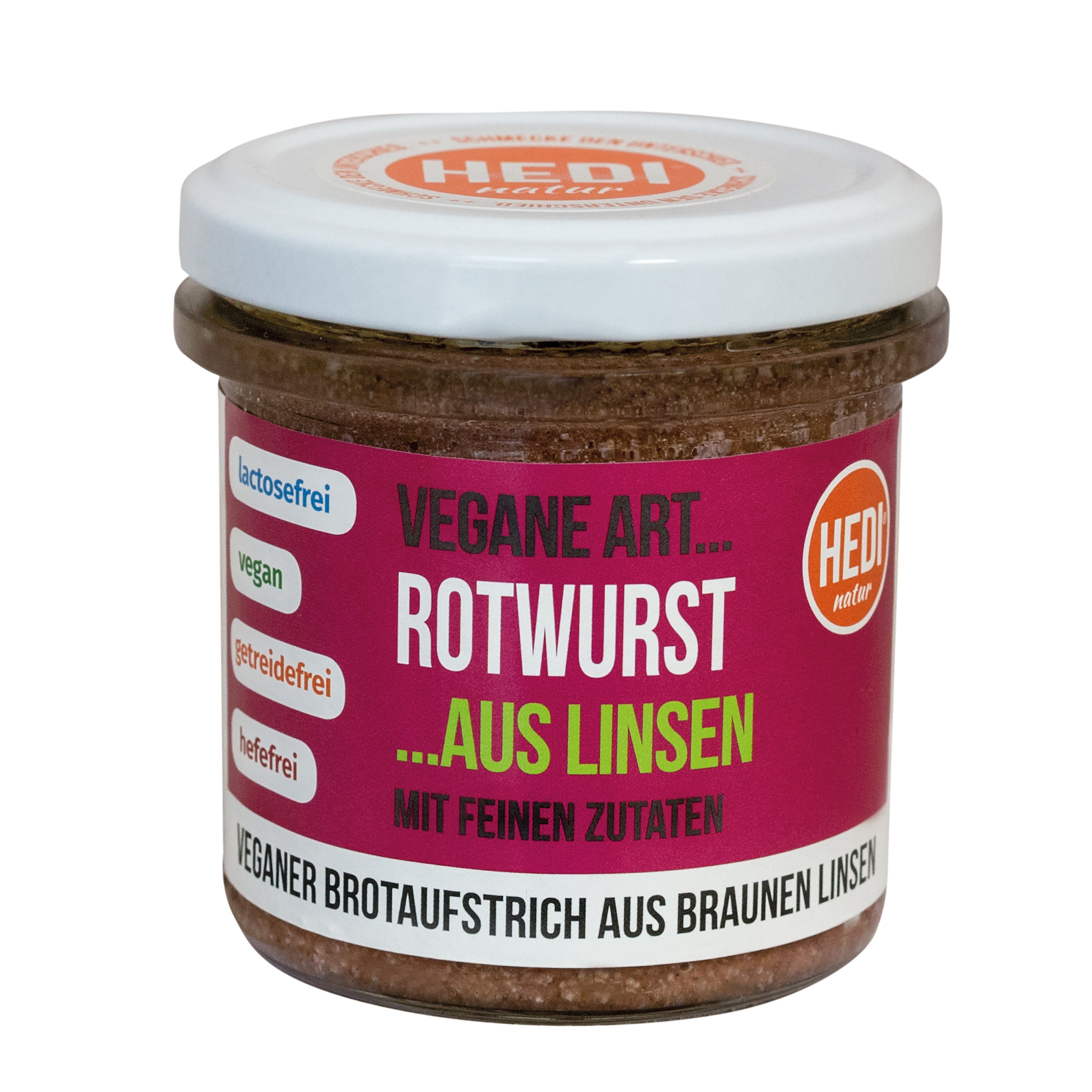 Vegane Art Rotwurst mit feinen Zutaten 140 g