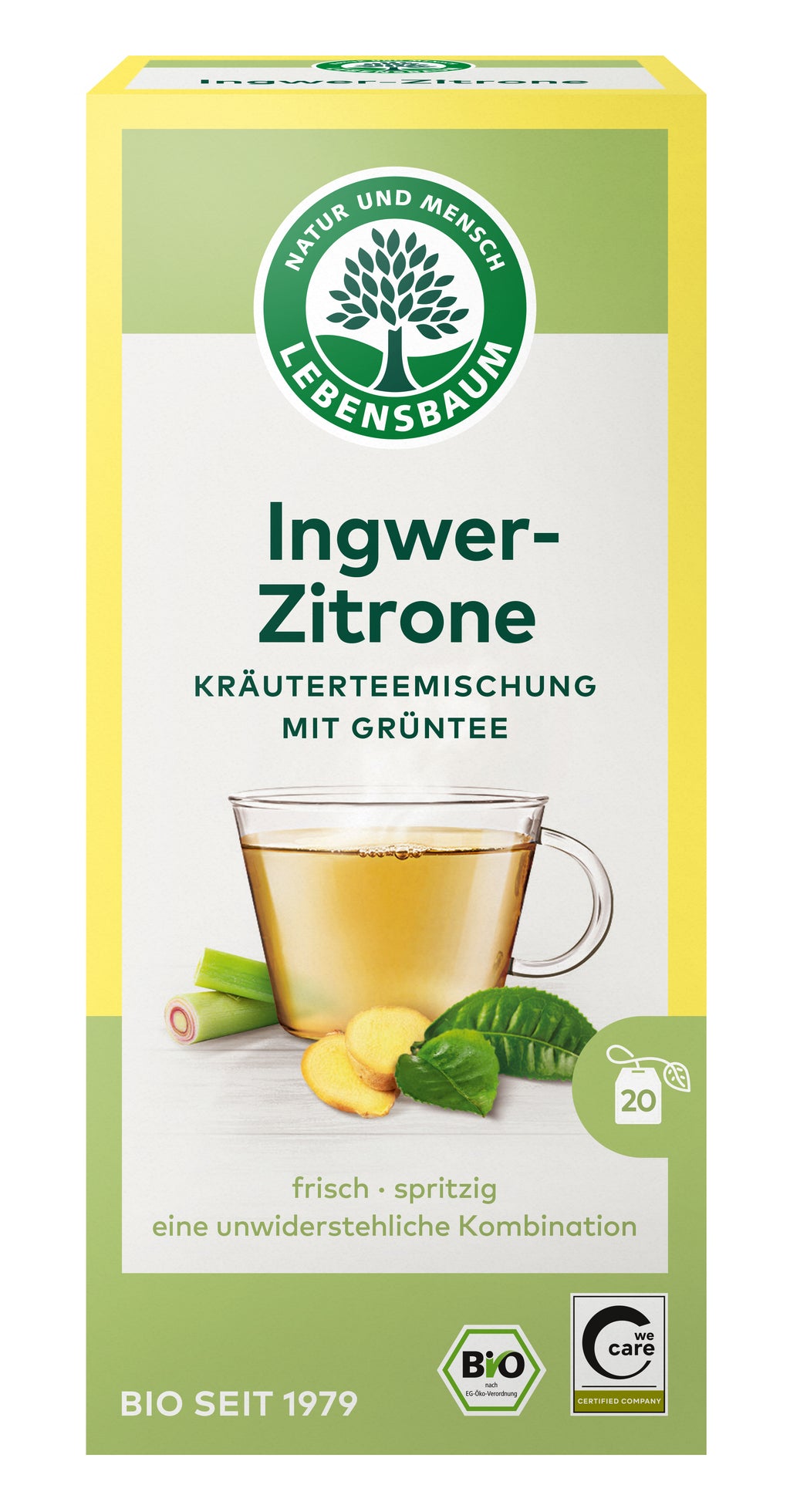 Ingwer-Zitrone Grüntee 40 g