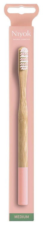 Bambuszahnbürste adult medium lachs 1 Stk