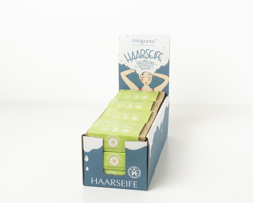 Haarseife mit rein ätherischem Citronellaöl 100 g