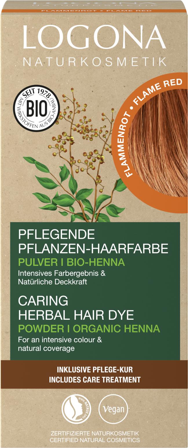 Pflegende Pflanzen-Haarfarbe Pulver 03 Flammenrot 100 g