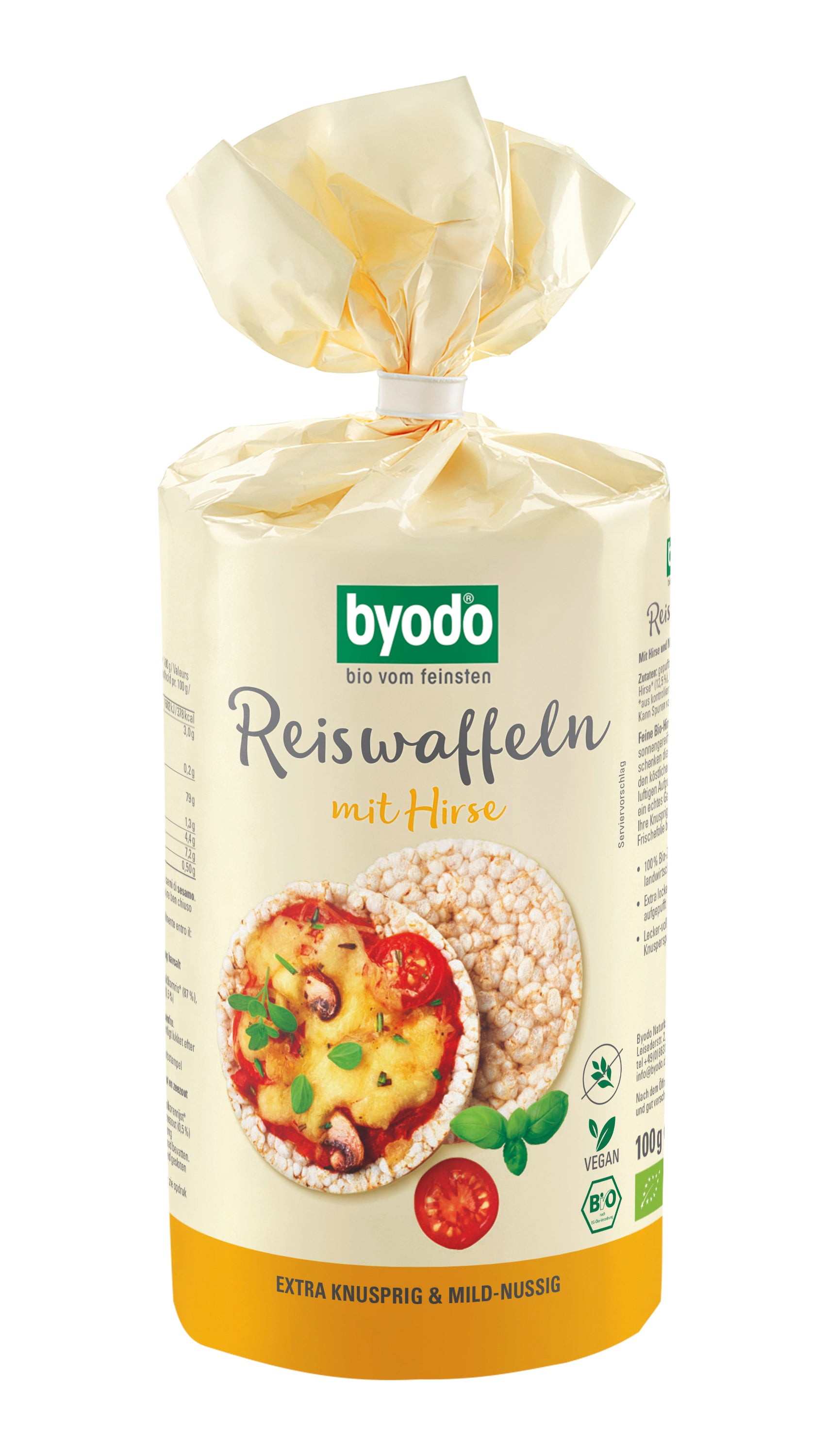 Reiswaffeln mit Hirse 100 g