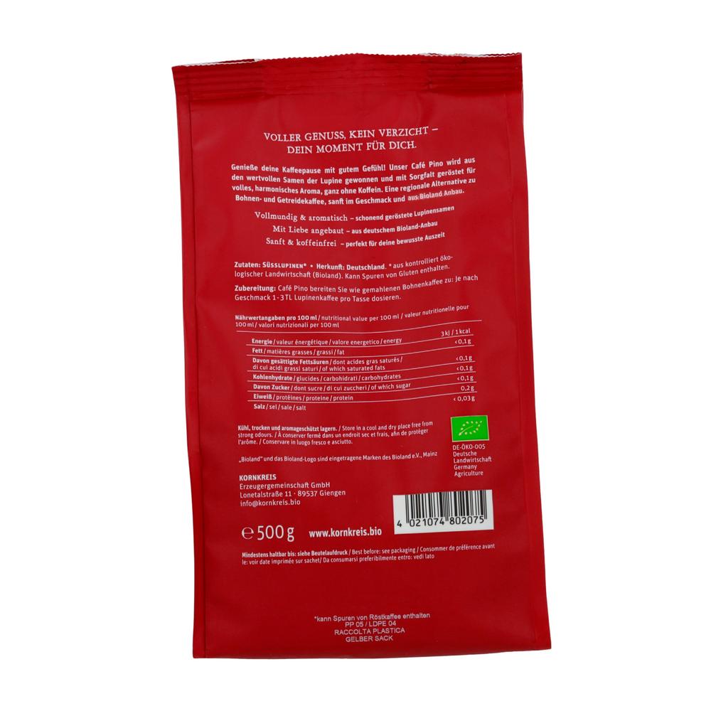 Café Pino Lupinenkaffee gemahlen 500 g