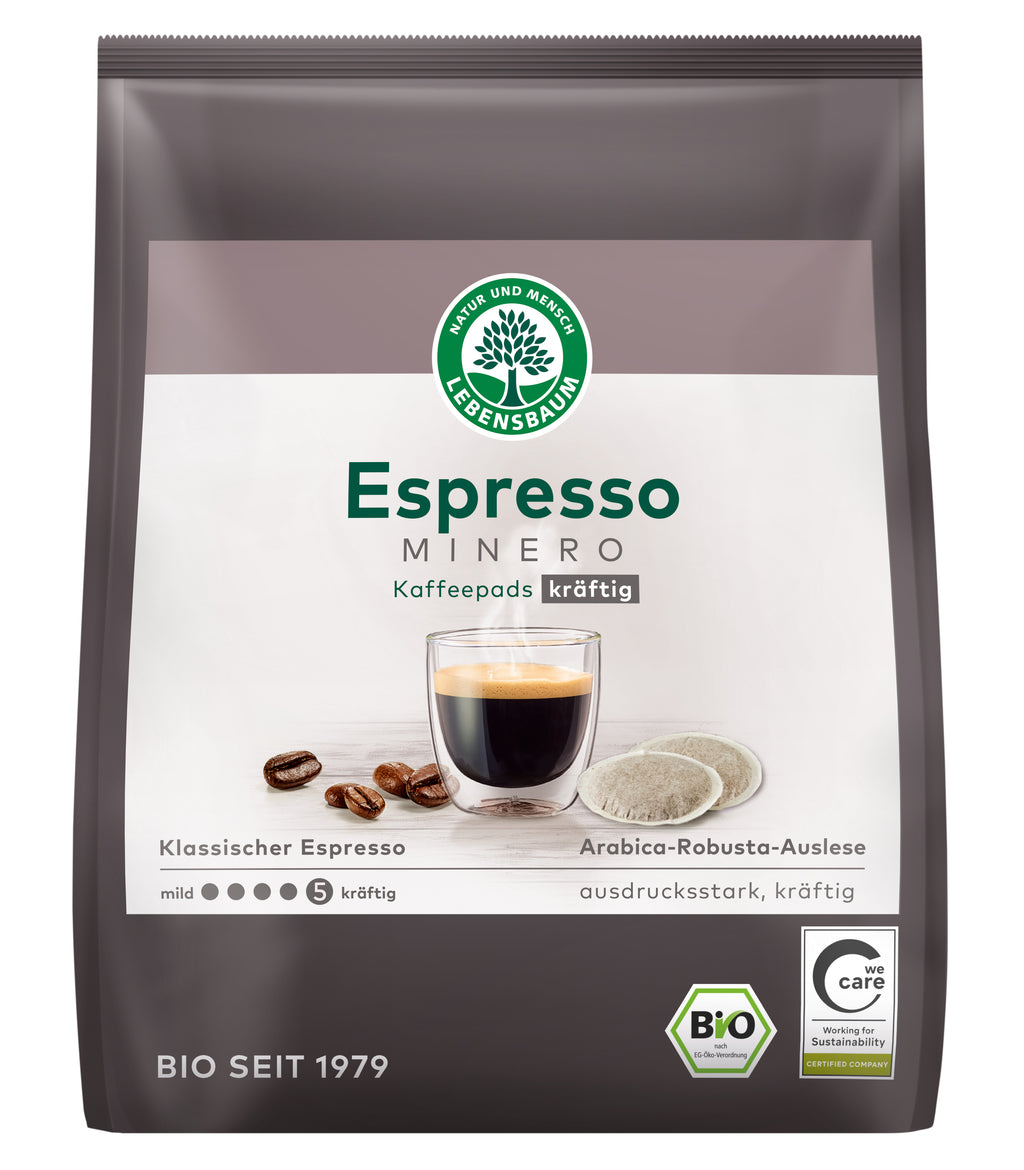 Pads Espresso minero 126 g