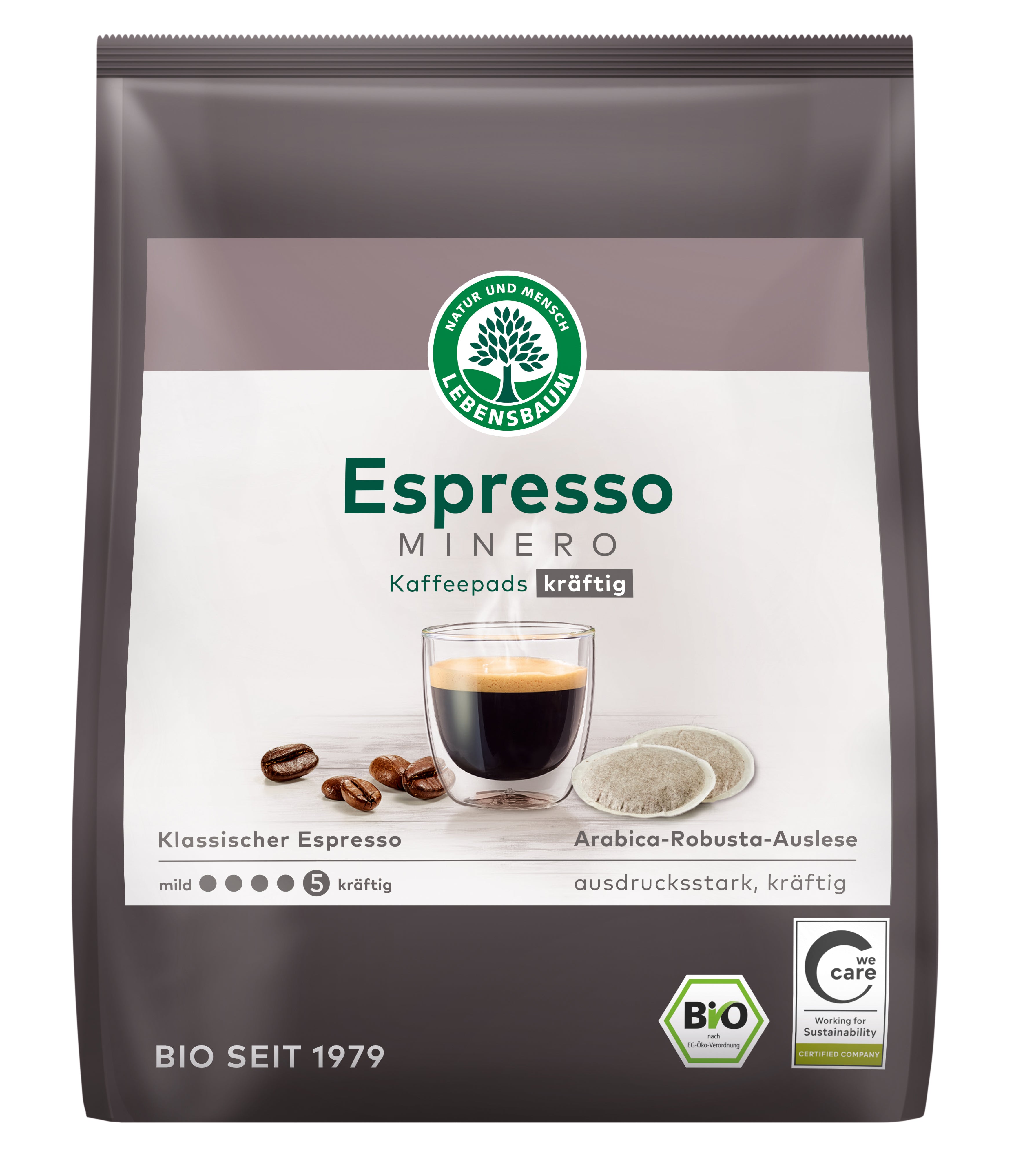 Pads Espresso minero 126 g