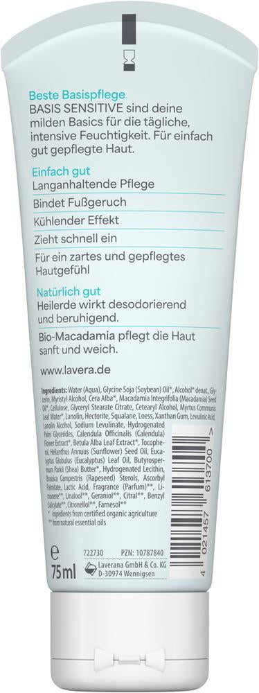 Basis sensitiv Fußcreme 75 ml