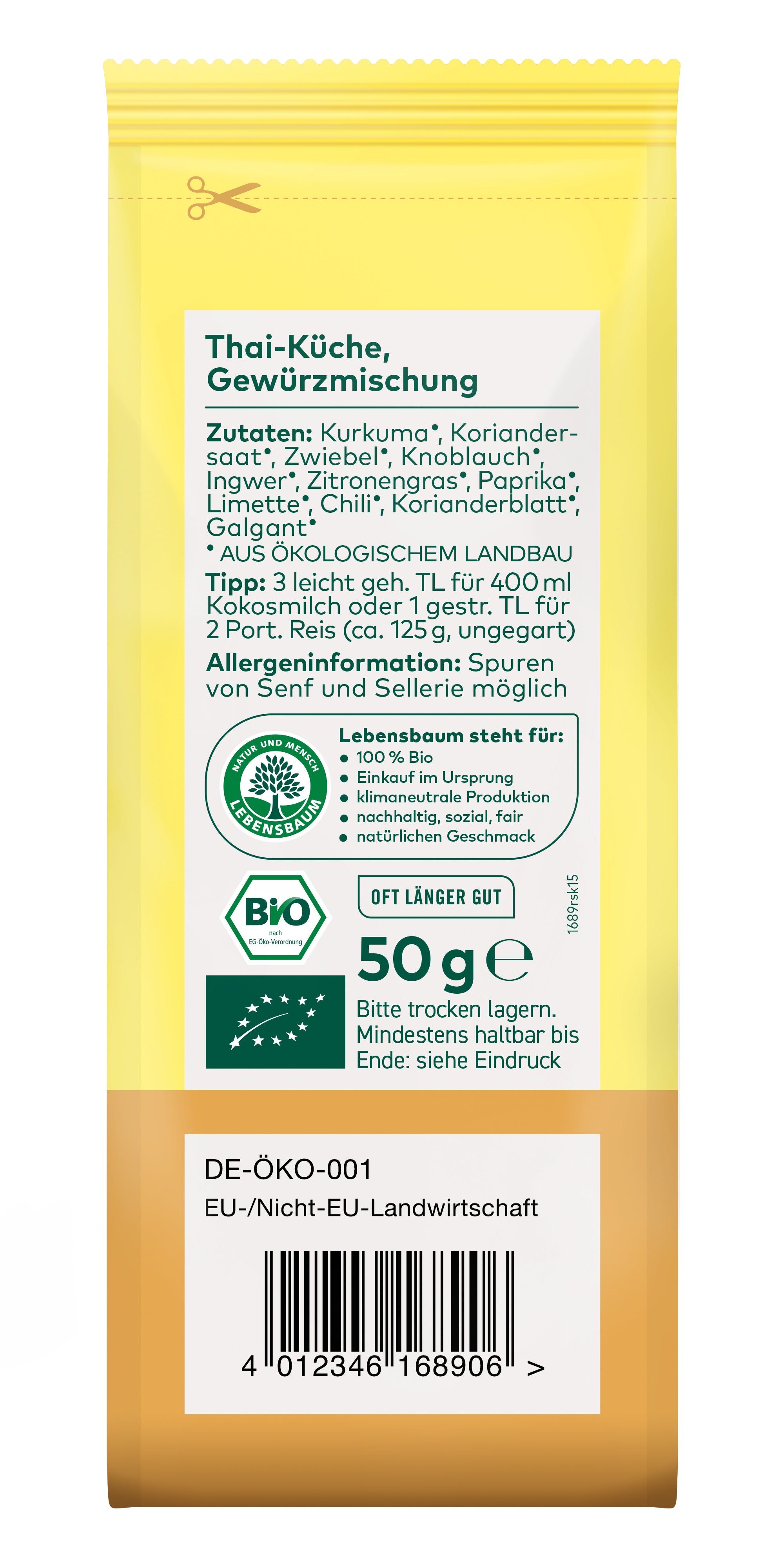 Thai-Küche Gewürzmischung 50 g