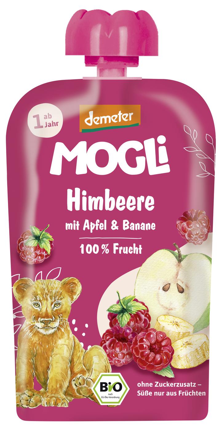 Quetschie Himbeere mit Apfel & Banane demeter 100 g