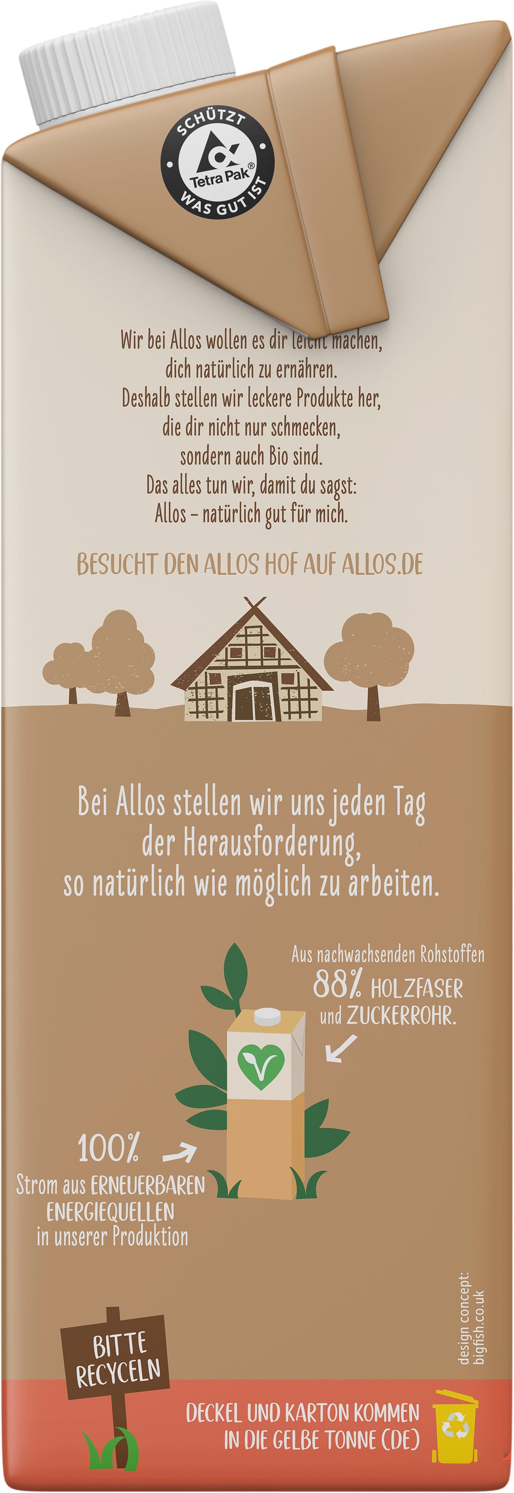 Hafer Drink Fettarm 1 l