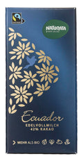 Ecuador Edelvollmilch Schokolade 42% Kakao 100 g