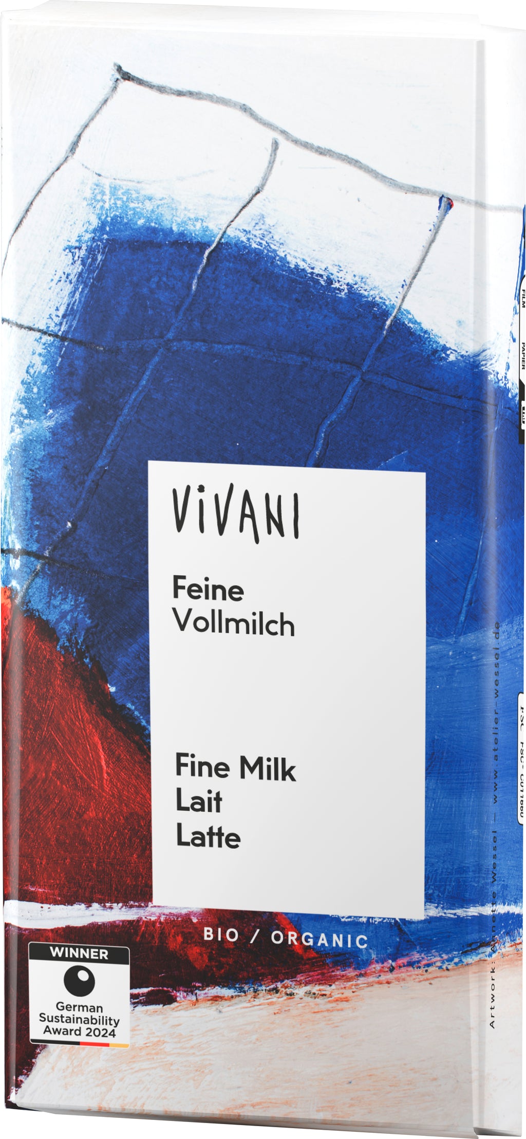 Feine Vollmilch Schokolade 80 g
