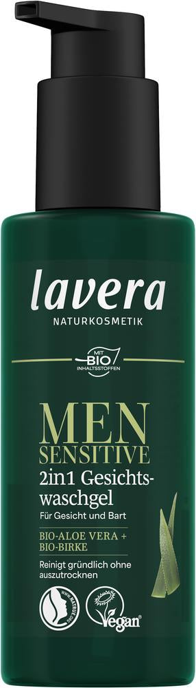 Men sensitiv 2in1 Gesichtswaschgel 150 ml