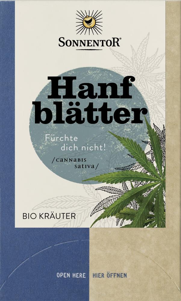 Hanfblätter Tee Doppelkammerbeutel 27 g