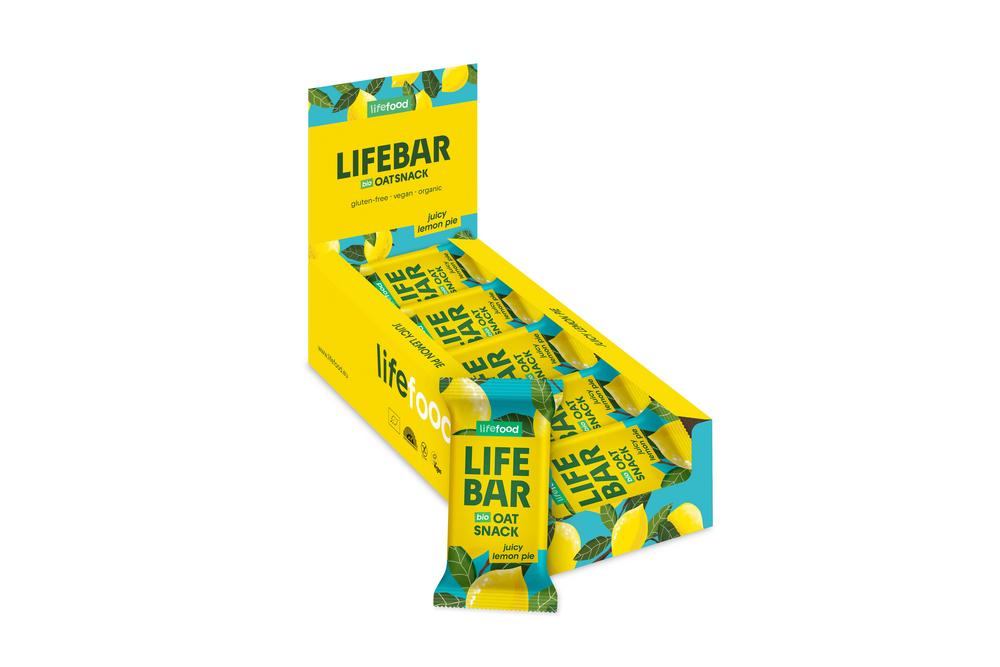 Lifebar Oat Snack juiced Lemon Pie 40 g