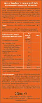 Mein Sanddorn Immungetränk 200 ml
