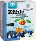 Kühle Kanne Orange-Basilikum Tee Pyramidenbeutel 40 g