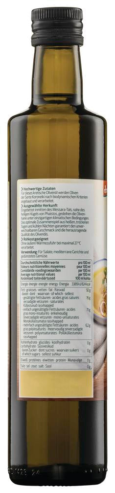 Olivenöl aus Kreta nativ extra demeter 500 ml