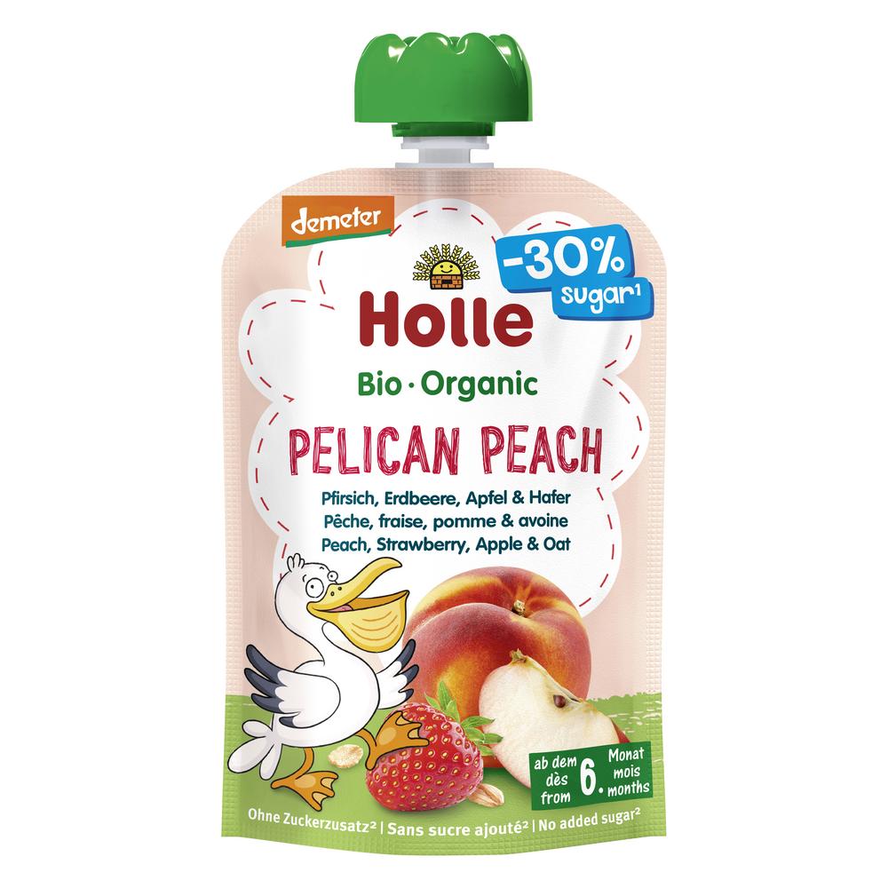Pelican Peach - Pouchy Pfirsich&Erdbeere&Apfel&Haf 100 g