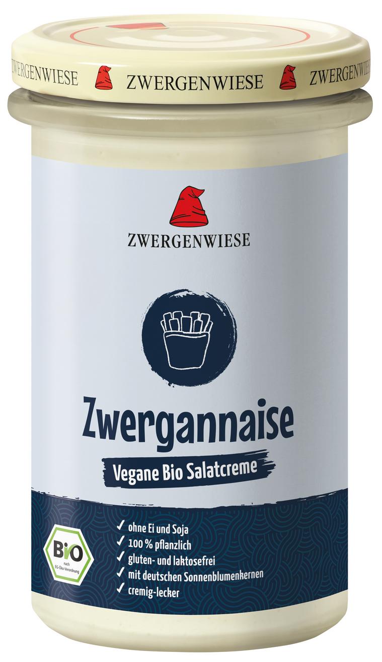 Zwergannaise Vegane Salatcreme mit Soja 230 ml