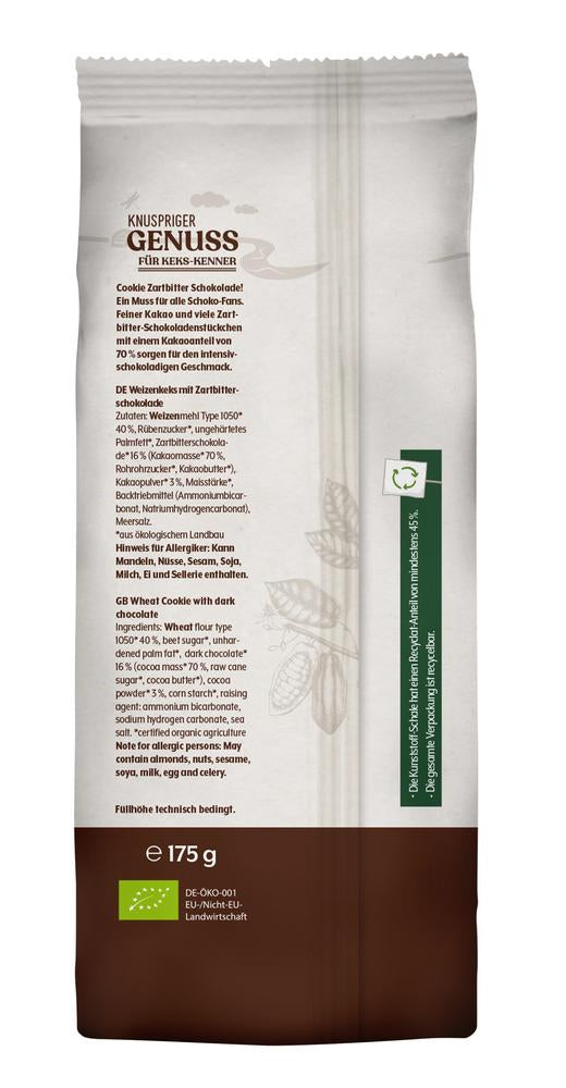 Cookie mit Zartbitterschokolade 175 g
