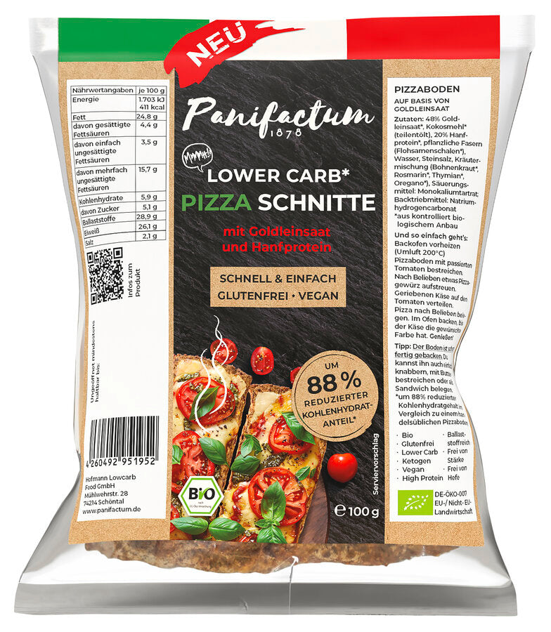 Lowcarb Pizza Schnitte 100 g