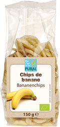 Bananenchips frittiert, gesüßt 150 g