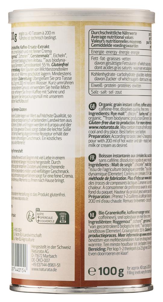 Getreidekaffee Instant demeter 100 g