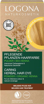 Pflegende Pflanzen-Haarfarbe Pulver 01 Goldblond 100 g