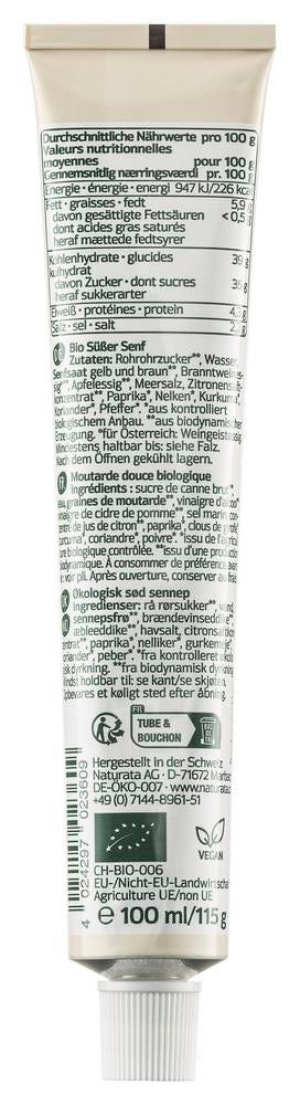 Süßer Senf in der Tube demeter 100 ml
