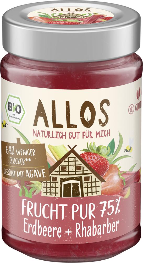Frucht Pur 75% Erdbeere + Rhabarber 200 g