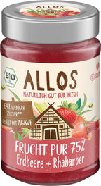 Frucht Pur 75% Erdbeere + Rhabarber 200 g