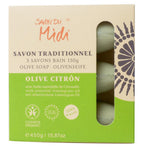 Olivenseife Olive-Citron in Papier-Box 450 g