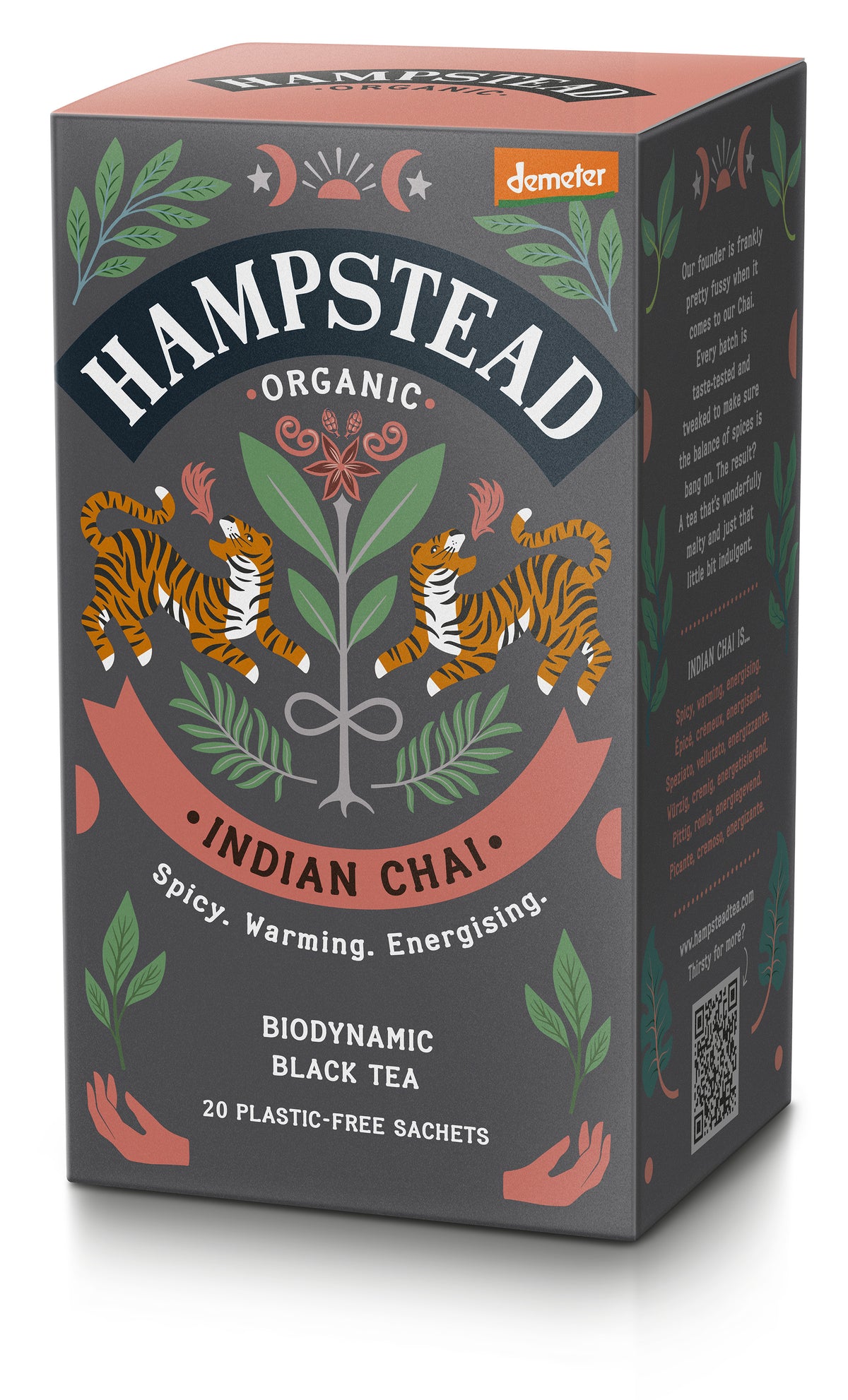 Indian Chai Gewürz-Schwarztee demeter 20 Stk