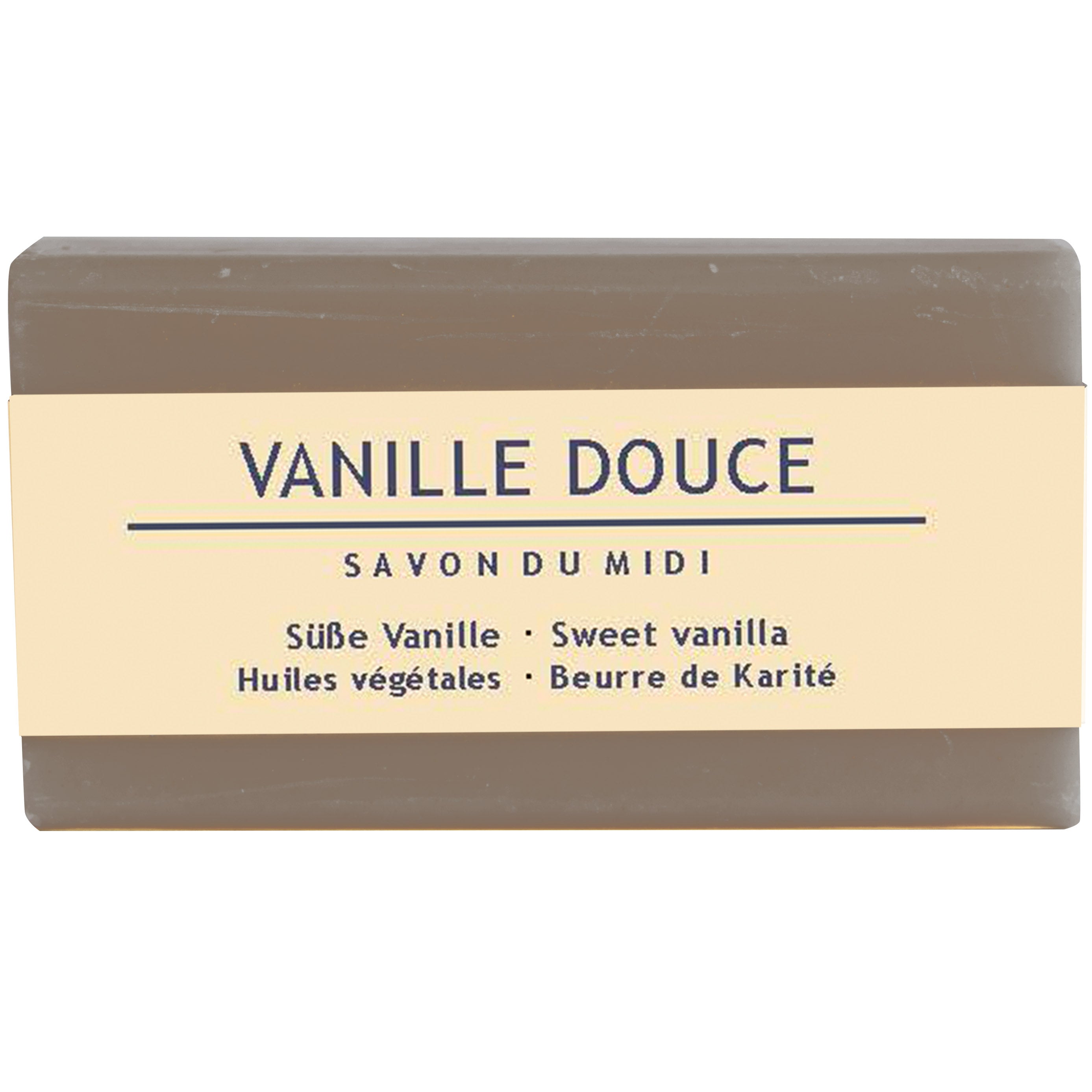 Seife mit Karité Butter Vanille Douce Süße Vanille 100 g