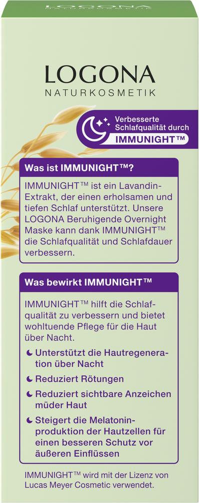 NOURISH Beruhigende Overnight Maske mit BioHafer+V 50 ml