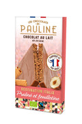 Milk chocolate tablet with hazelnut praline & cris 92 g