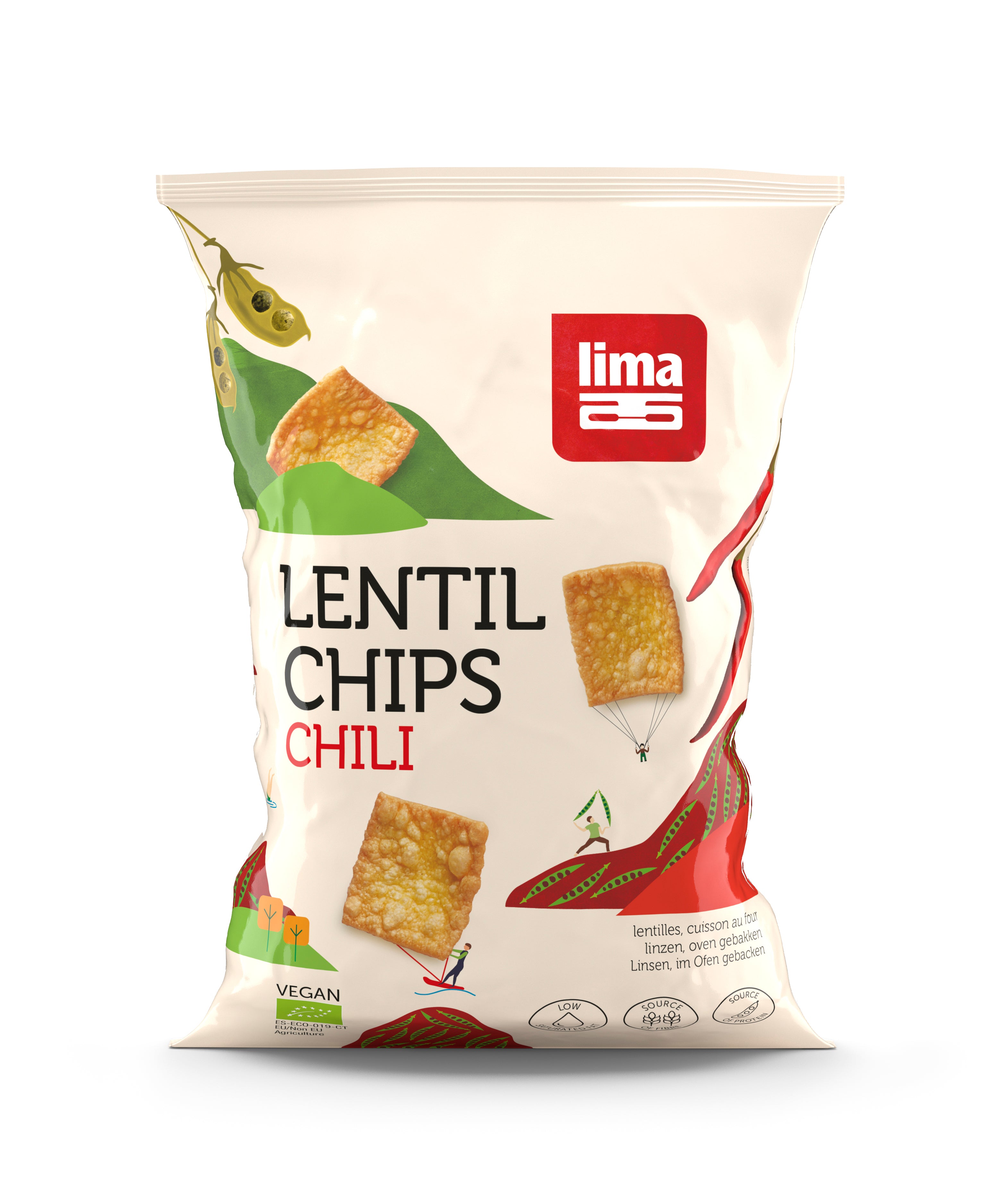 Lentil Chips Chili 90 g