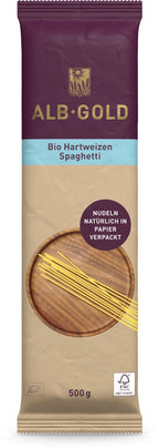 Spaghetti Hartweizen Papierverpackung 500 g