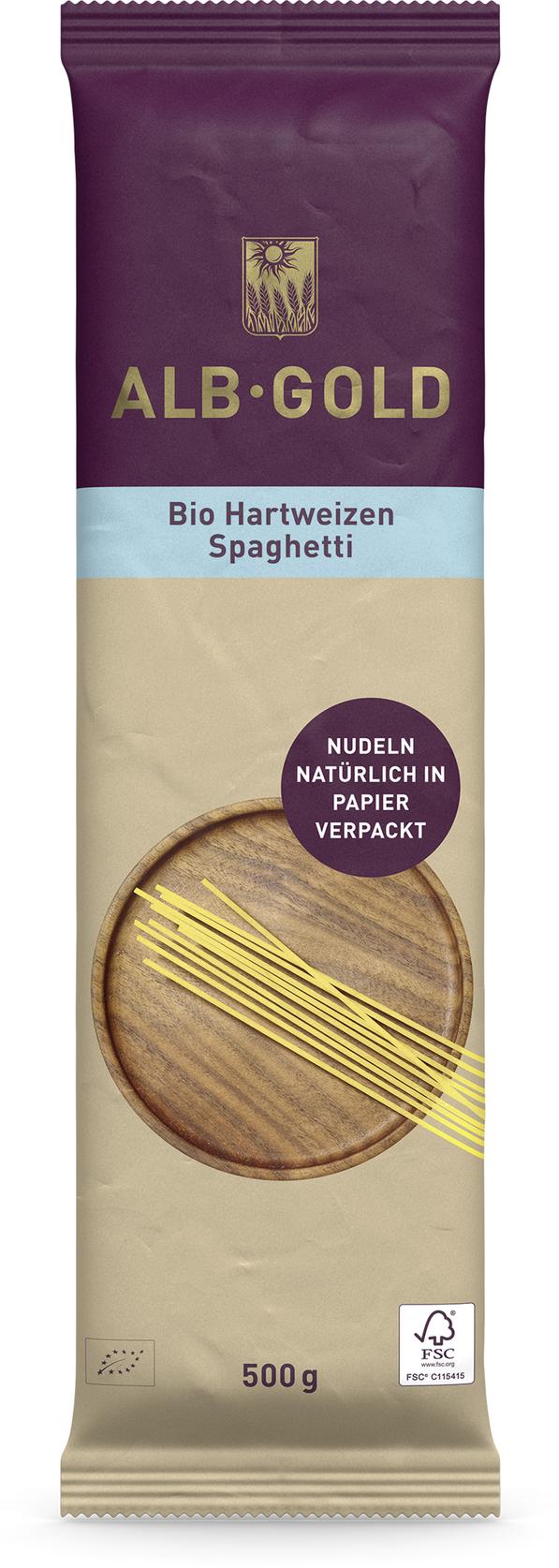 Spaghetti Hartweizen Papierverpackung 500 g